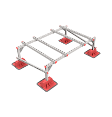 Опорная конструкция для установки оборудования TECHNORAPTOR LIGHTFOOT 1500х1000 тип 2  KM-TR-LTF-SSEI-1500-1000-2  КМ - профиль