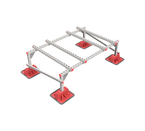 Опорная конструкция для установки оборудования TECHNORAPTOR LIGHTFOOT 1500х1000 тип 2  KM-TR-LTF-SSEI-1500-1000-2  КМ - профиль