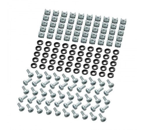 Винт, шайба, гайка - комплект крепления 50 шт  R5CNS50  DKC