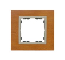 Simon 82 Рамка декоративная, 1 пост, S82 Nature, Дерево, дуб-шампань  82917-66  Simon