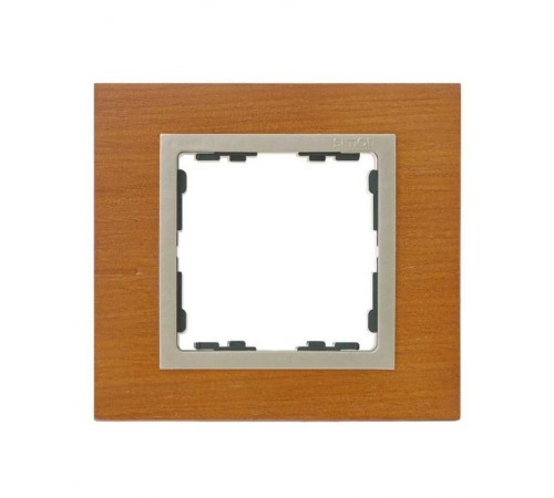 Simon 82 Рамка декоративная, 1 пост, S82 Nature, Дерево, дуб-шампань  82917-66  Simon