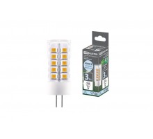 Лампа светодиодная G4-3 Вт-AC/DC 12 В-4000 К, SMD, 16x43 мм  SQ0340-0094  TDM