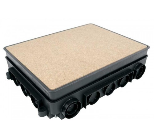 Коробка напольная под лючок C-Line 24  cl-knl-24  EKF