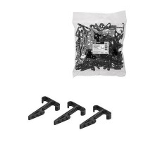 Дюбель-хомут для плоского кабеля Т-образный 2-12 мм черный (100 шт.)  SQ0539-0041  TDM