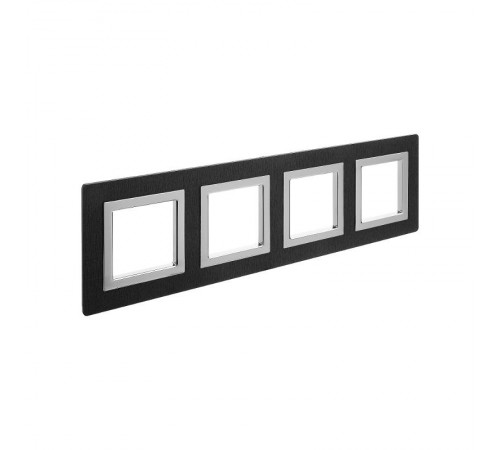 Рамка из алюминия, "Avanti", черная, 8 модулей  4402838  DKC