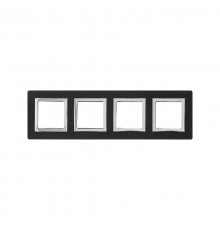 Рамка из алюминия, "Avanti", черная, 8 модулей  4402838  DKC