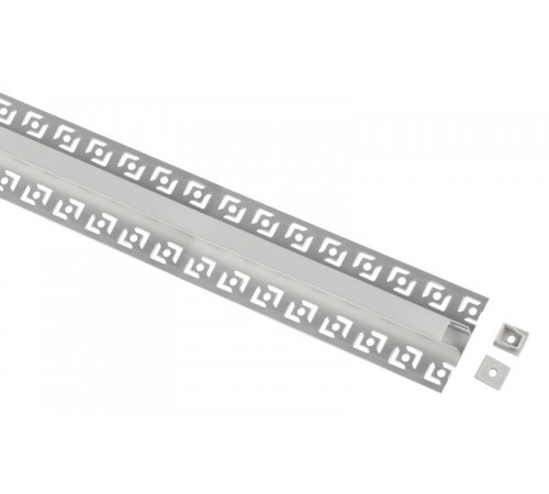 Комплект с анодированным профилем под плитку и гипсокартон толщиной до 9 мм  5313(02) 53х13мм 2,5м   Б0062802  ЭРА