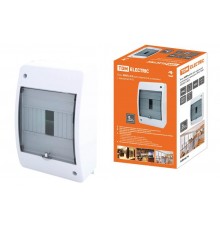 Бокс пластиковый навесной КМПн 2/6 для наружной установки с крышкой IP42, (ВхШхГ) 417х418х798мм  SQ0907-0005  TDM