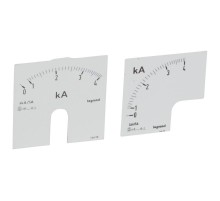 Измерительная шкала (1 круглая + 1 квадратная) для аналоговых амперметров - 0-4000 A  014628  Legrand