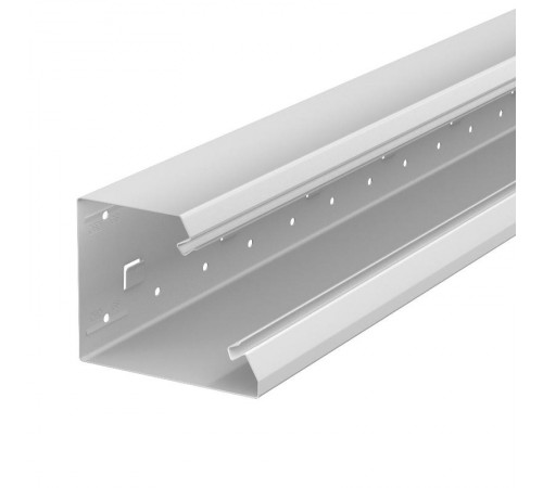 Кабель-канал плинтусный Rapid 80, 133x110x2000 мм (без крышки) сталь, светло-серый RAL7035  6282702  OBO Bettermann