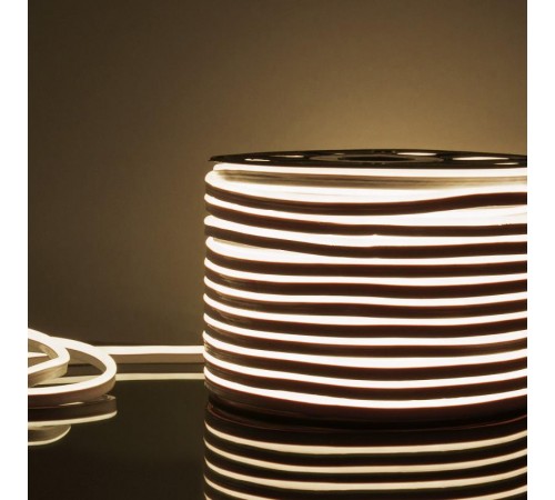 Гибкий неон 220V 9,6W 120Led 2835 IP67 односторонний дневной белый, 50 м. IP67  a052994 Elektrostandard