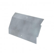 Крышка угла вертикального внешнего 45 градусов Профи INOX (AISI 316) 500х100 (1,0 мм)  PR16.16837  Промрукав