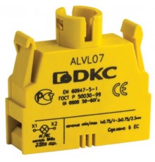 Контактный блок с клеммными зажимами под винт под лампу BA9s  ALVL07  DKC