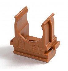 Крепёж-клипса для труб АБС-пластик бук д40 (15шт/300шт уп/кор)  PR13.0100  Промрукав