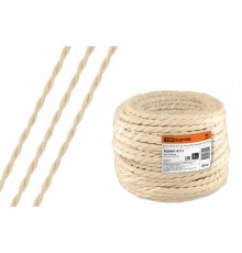 Ретро провод "Эко" 2х1,5 витой ГОСТ бежевый (50м)  SQ2801-0111  TDM