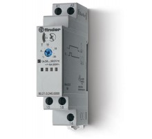 Модульный таймер 1-функциональный (DI); питание 24...240В АС/DC; 1CO 16A; ширина 17.5мм; регулировка времени 0.1с...24ч; степень защиты IP20