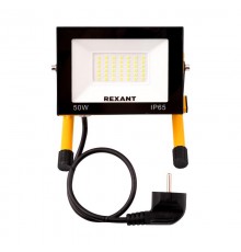 Прожектор-переноска СДО-EXPERT 50 Вт 4000 Лм 6500 K со шнуром 0,5 метра и евровилкой  605-022  Rexant