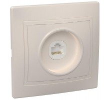 КВАРТА Кремовый Розетка компьютерная 1-местная РК10-ККм  EKK10-K33-DM  GENERICA