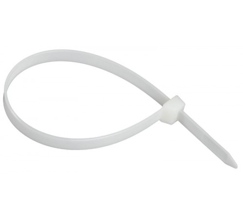 Хомут P6.6 стандартный белый 12,4х380мм  UHH30-D124-380-100-K01  IEK