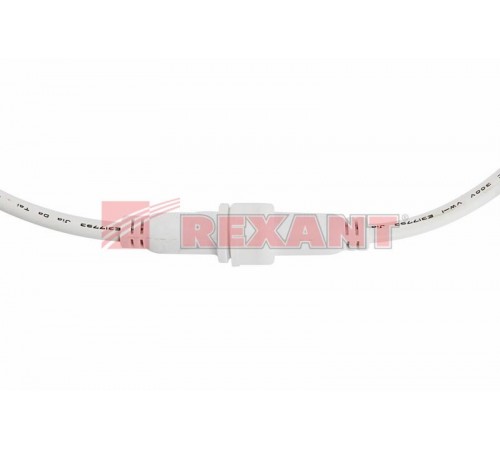 Соединительный кабель (4pin) герметичный (IP67) 4х0.75 мм 300 V белый  11-9440  REXANT