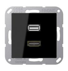 Мультимедиа разъём MAA1163SW Jung