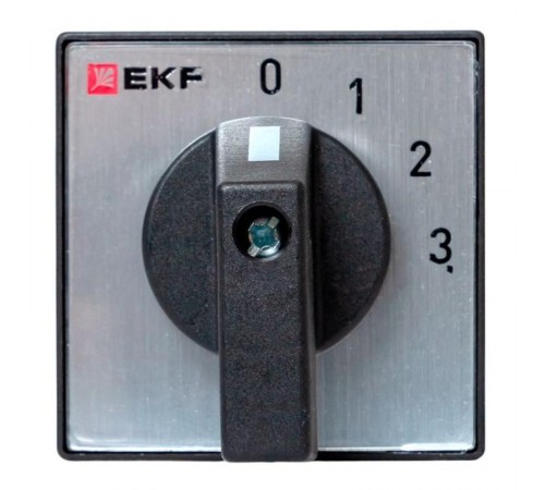 Переключатель кулачковый ПК-1-101 10А 1P "0-1-2-3" IP65  pk-1-101-10-65  EKF
