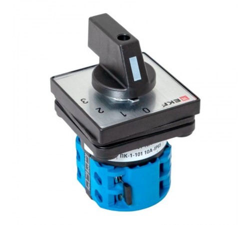 Переключатель кулачковый ПК-1-101 10А 1P "0-1-2-3" IP65  pk-1-101-10-65  EKF