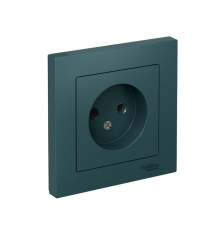 AtlasDesign Изумруд Розетка без заземления, 16А, (в сборе с рамкой)  ATN000840  SE