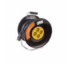 Удлинитель силовой на катушке 4 гнезда с/з 50 м 3х2,5 мм PROFESSIONAL  11-7615  PROconnect