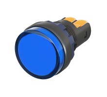 Сигнальный индикатор со встроенным диодом 9-24В, синий  M22L-F24BPP  DKC