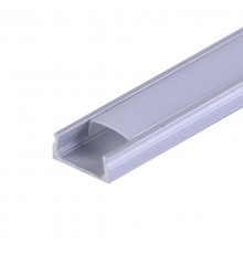 Комплект накладного алюминиевого профиля с рассеивателем, 15х6мм, 1м  146-400-1  REXANT