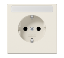 Штепсельная розетка SCHUKO 16A, 250V~ с защитой от детей и полем для надписи; слоновая кость  LS1520KINA  Jung