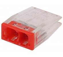 Аксессуары для клемм NO-224-34 ЭРА Клемма СМК компактная с пастой серии 242, 2 отверстия, 0,5-2,5 м  Б0043952  ЭРА