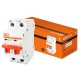 Выключатель автоматический двухполюсный ВА47-29 25А B 4,5кА  SQ0206-0028  TDM