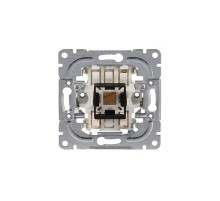 Механизм 1-клавишного переключателя, 16А/250В, (схема 6), 2 дополнительные клеммы  1066.21   2TKA000175G1  ABB