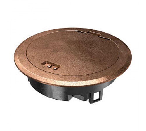 Лючок GES R2 40х140 мм (для монтажных оснований, состаренная медь) (GES R2 Cu)  7408854  OBO Bettermann