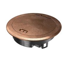 Лючок GES R2 40х140 мм (для монтажных оснований, состаренная медь) (GES R2 Cu)  7408854  OBO Bettermann