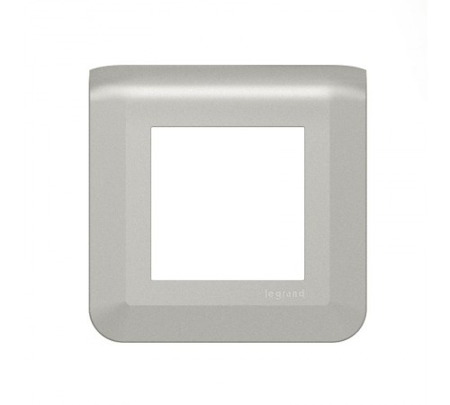Рамка - Mosaic - 2 модуля - алюминий  079302L  Legrand