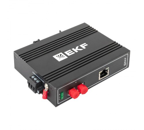 Медиаконвертер 10/100/1000Base-TX в 1000Base-X, разъем FC, двойное одномодовое оптоволокно, 1310нм TSX TSX-MC-1GX1GT-FCEKF