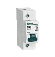 Выключатель автоматический  однополюсный ВА-201 63А D 10кА  13013DEK  DEKraft