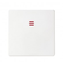 Клавиша для выключателя S75 с подсветкой белого матового цвета S82 Concept  8200111-090  Simon