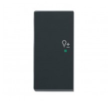 SRD-2-L-81 Клавиша двойная левая free@home, светорегулятор, future, антрацит6220-0-0164 ABB