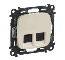 Valena ALLURE DIY Сл.кость Розетка комп(RJ45) 2-ая 6 кат UTP  753843  Legrand
