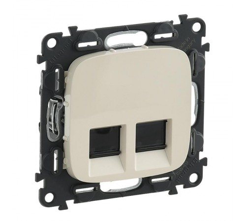 Valena ALLURE DIY Сл.кость Розетка комп(RJ45) 2-ая 6 кат UTP  753843  Legrand
