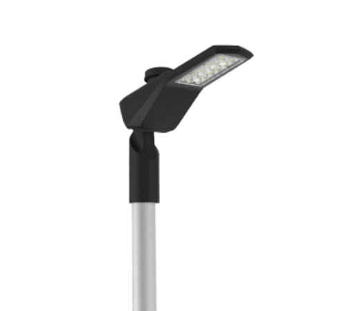 Светильник светодиодный консольный уличный Levante Crosswalk 50 Вт d 48мм 5000К 1..10V NEMA RAL9005 черный муар  V1-S1-90648-40U25-6605050  VARTON