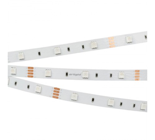 Лента светодиодная RT-B30-10mm 12V RGB (7.2 W/m, IP20, 5060, 5m) (arlight, Открытый)  010596(2)  Arlight