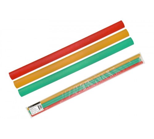 Трубки термоусаживаемые, набор 3 цвета по 3 шт. ТТкНГ(3:1)-30/10  SQ0548-1512  TDM