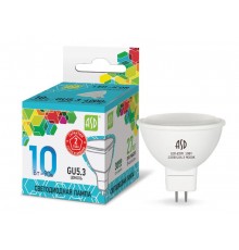 Лампа светодиодная LED-JCDR-standard 10Вт 230В GU5.3 4000К 900Лм  4690612015828  ASD