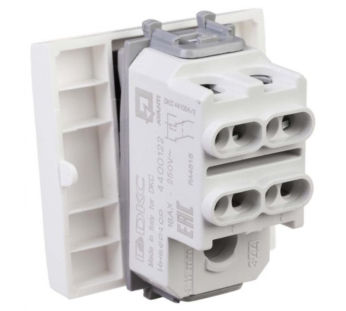 Инвертор (промежуточный переключатель) "Белое облако", "Avanti", 16A, 2 мод.  4400122  DKC