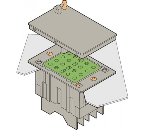 Блок CC-R-VA Клеммный для токовых цепей, контакт до разрыва, монтаж в стойку, зажим под болт  1SNA166523R1200  TE